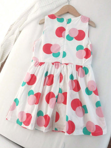 Girls' Summer Princess Dress, New Arrival Short Sleeve Fashionable Dress For Children, Baby Girl Summer Dress
