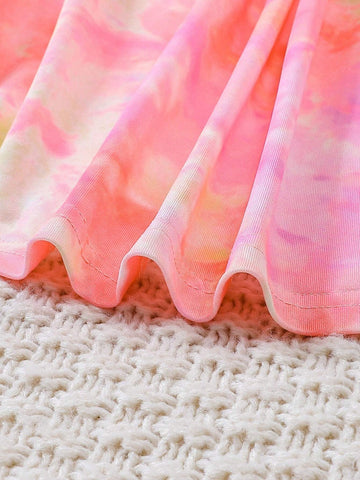 Girls' Summer Unicorn Printed Dress, New Children's Silk Skirt, Summer