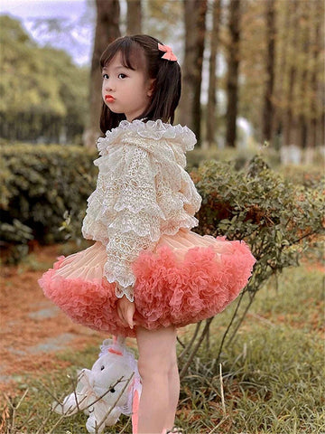 Girls' Tutu Dress Baby's Birthday Party Dress Full Gauze Half Pommel Princess Dress Children's Half Dress