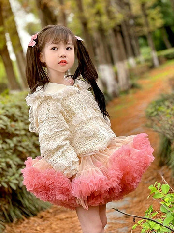 Girls' Tutu Dress Baby's Birthday Party Dress Full Gauze Half Pommel Princess Dress Children's Half Dress