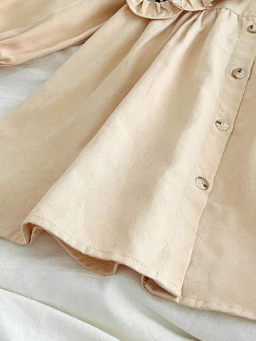 Girls Vintage Phoenix & Ditsy Floral Long Sleeve Dress, Spring/Autumn