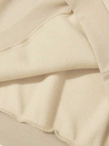 Girls Young Girl Casual Comfortable Thermal Lined Crew Neck Sweatshirt, Autumn/Winter