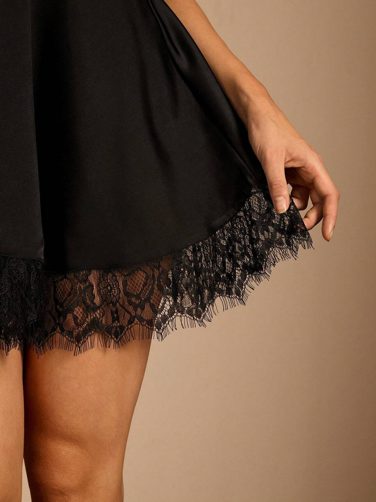 Glamine Women's Simple & Stylish Solid Color Casual Everyday Dress