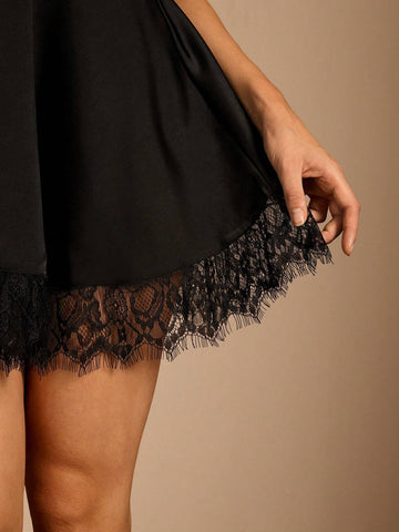 Glamine Women's Simple & Stylish Solid Color Casual Everyday Dress