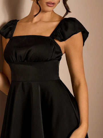 Glamine Women's Simple & Stylish Solid Color Casual Everyday Dress