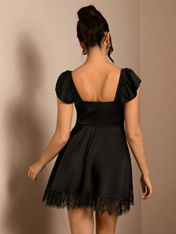 Glamine Women's Simple & Stylish Solid Color Casual Everyday Dress