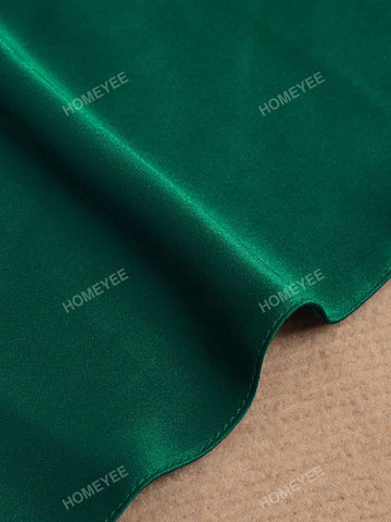 HOMEYEE Sexy Lace Spaghetti Strap Hollow Out Long Dress For Cocktail Party, Vintage & Casual