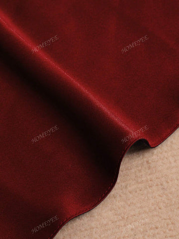 HOMEYEE Sexy Spaghetti Strap High-End Vintage Casual Elegant Evening Gown, Long Dress For Party And Banquet