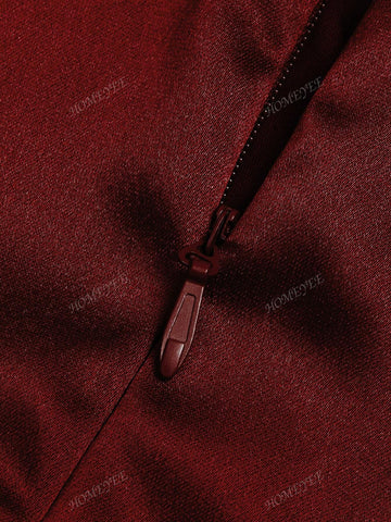 HOMEYEE Sexy Spaghetti Strap High-End Vintage Casual Elegant Evening Gown, Long Dress For Party And Banquet