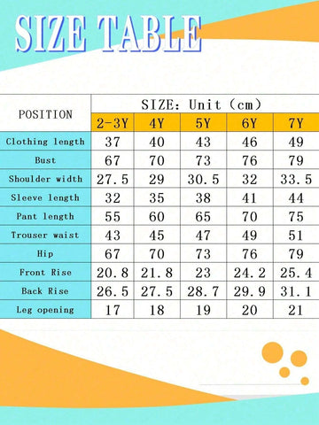 Heart Print Crew Neck Sweatshirt And Sweatpants Set For Young Girls