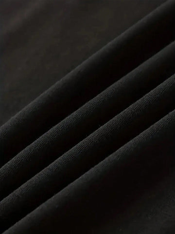 Heart & Letter Print Pocket T-Shirt Dress, Women Casual Round Neck Short Sleeve Loose Dress For Spring Summer