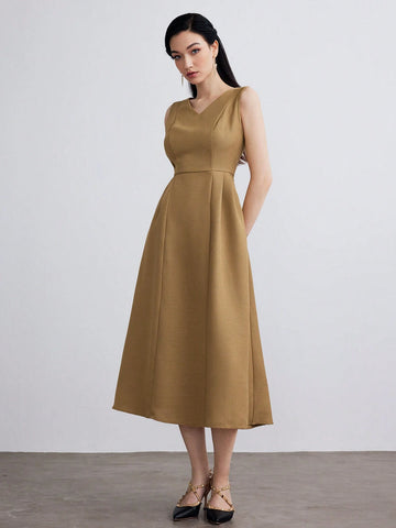 Heiryn 2pcs/Set Office Wear Women Solid Color Long Sleeve Jacket Top And Casual Chic Dress Co-Ords