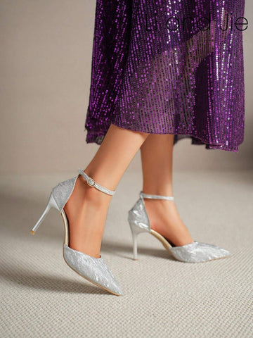 High-End Aesthetics, Flashing, Ultra-Bright Platform High Heels Suitable For Socialites