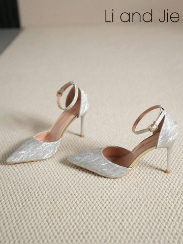 High-End Aesthetics, Flashing, Ultra-Bright Platform High Heels Suitable For Socialites