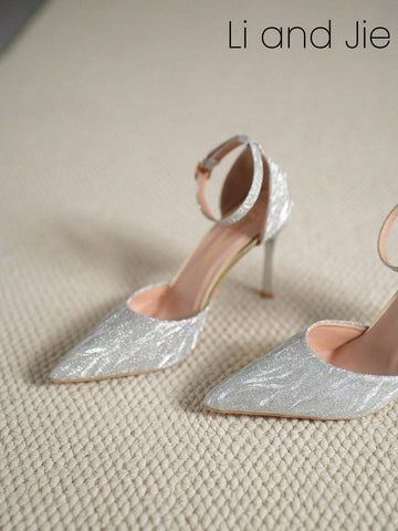 High-End Aesthetics, Flashing, Ultra-Bright Platform High Heels Suitable For Socialites