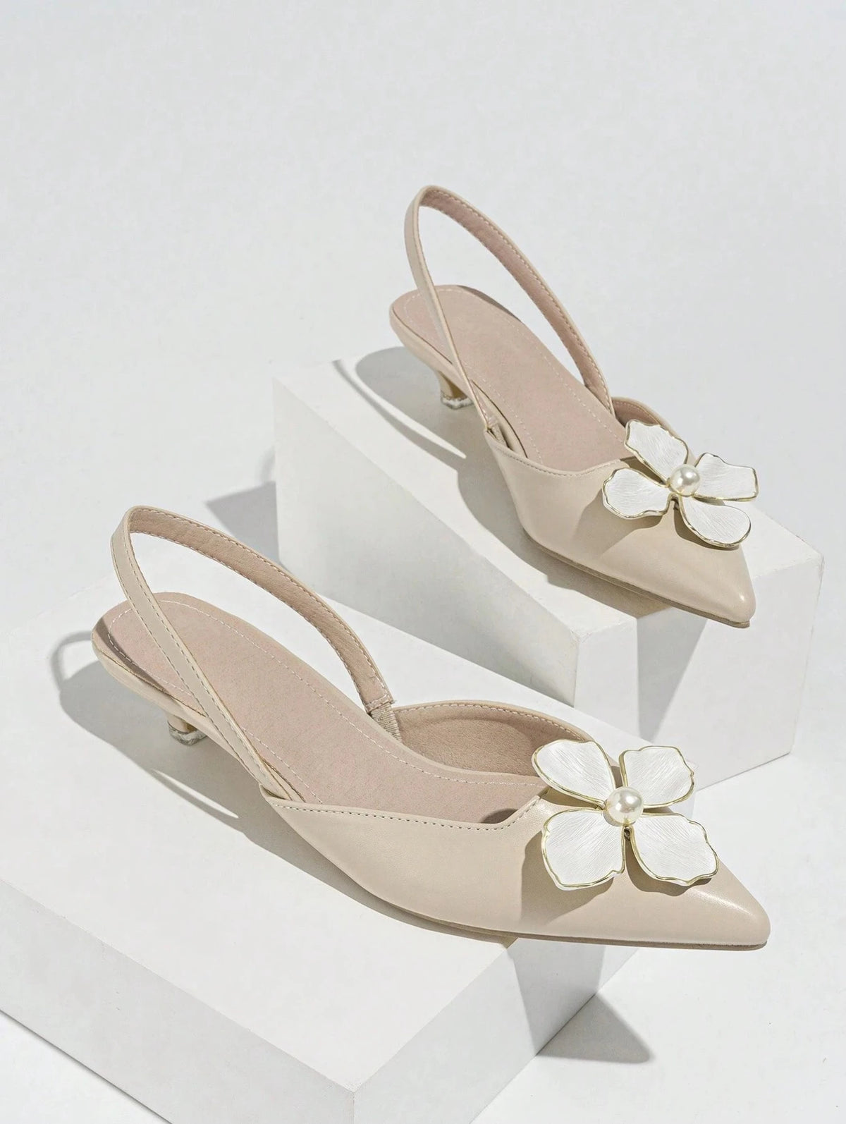 High Heeled Women's Single Shoes, Fashionable Large Buckle Women's Shoes, Daily Elegant Style