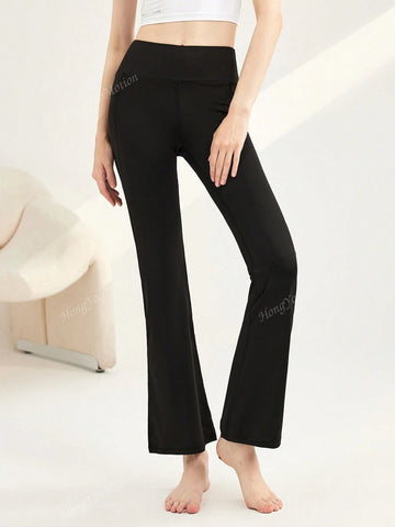 High Waist Yoga, Running & Dance Bell-Bottom Pants For Women - Comfortable & Fashionable Activewear