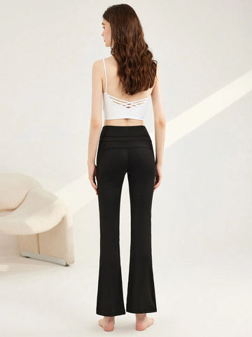 High Waist Yoga, Running & Dance Bell-Bottom Pants For Women - Comfortable & Fashionable Activewear