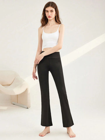 High Waist Yoga, Running & Dance Bell-Bottom Pants For Women - Comfortable & Fashionable Activewear