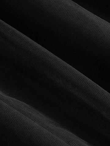 MOD Solid Ruffle Hem Skirt