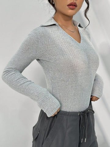 Knitted Texture Bodysuit