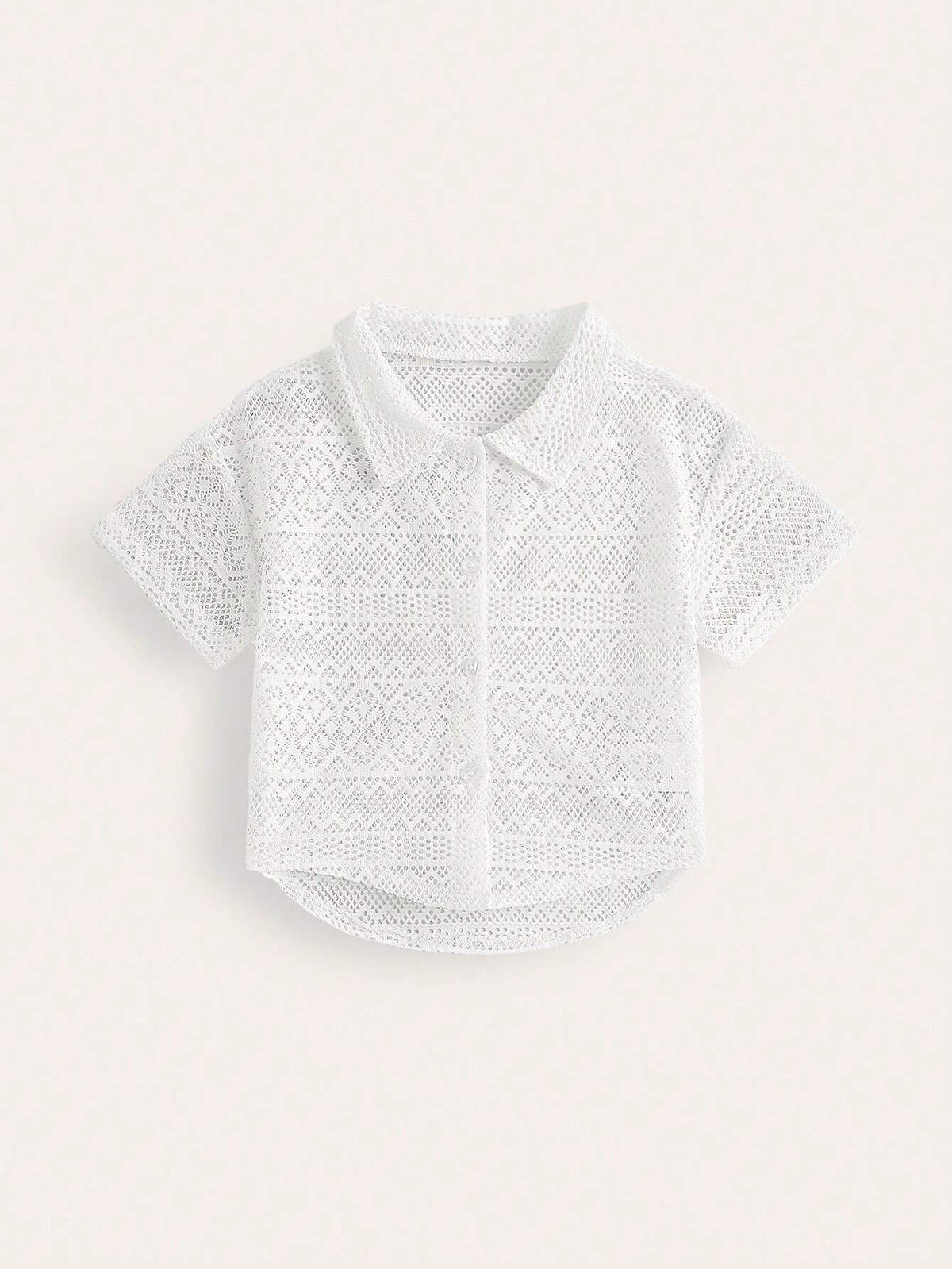 Lace Style Girls' Vacation Shirt