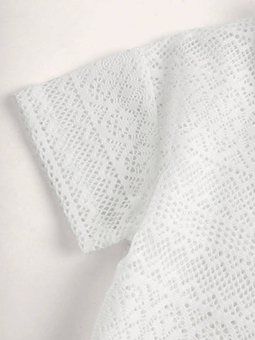 Lace Style Girls' Vacation Shirt