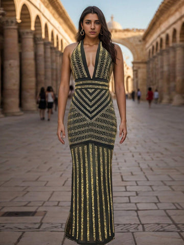 Ladies' Cocktail Party Dress (Heavy Style)