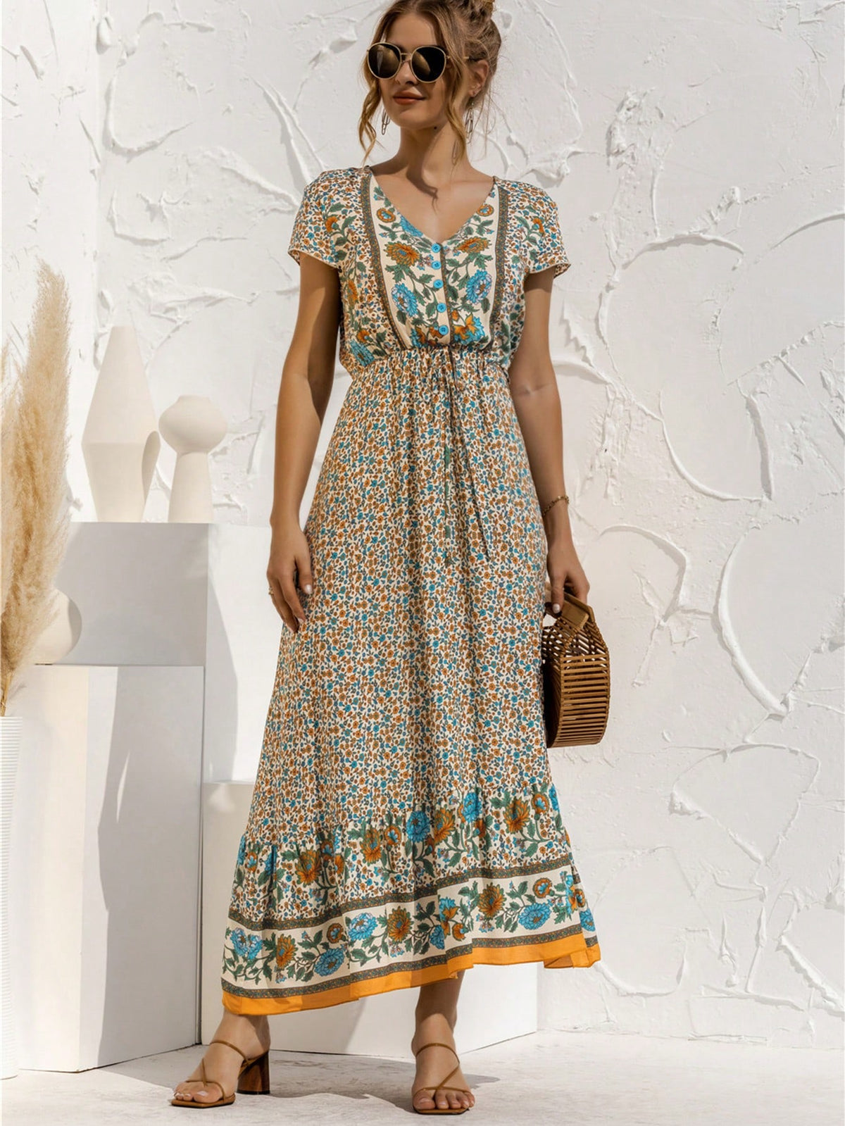 Ladies' Floral Printed Dress