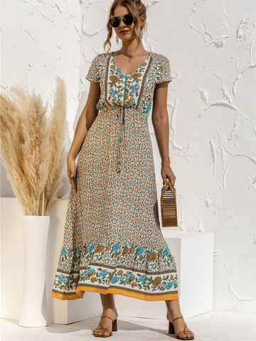 Ladies' Floral Printed Dress