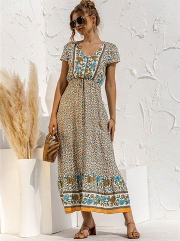 Ladies' Floral Printed Dress