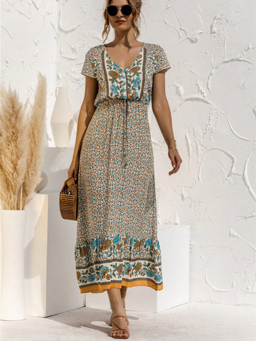 Ladies' Floral Printed Dress