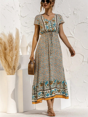 Ladies' Floral Printed Dress