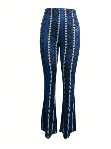 Ladies' Sexy Geometric Print Casual Leggings
