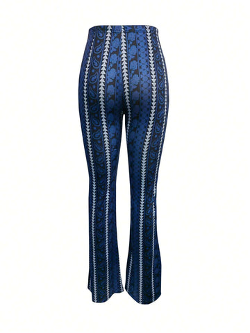 Ladies' Sexy Geometric Print Casual Leggings