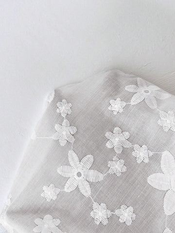 Ladies' White Embroidered Dress