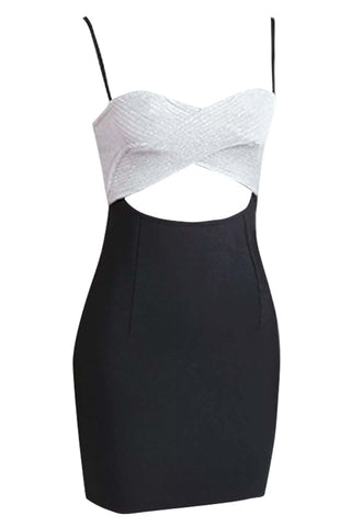 Lauren Black Mini Bodycon Dress