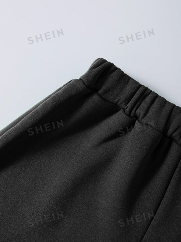 Letter Graphic Track Shorts