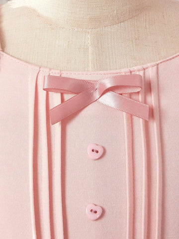 Little Girl Elegant Net Yarn Butterfly Decorated Dress