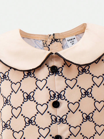 Little Girls" Casual A-Line Dress
