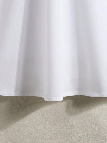 Little Girls" New Spring/Summer Collection, Simplicity Long Sleeve Dress Featuring Black-Tea Rose Embroidery