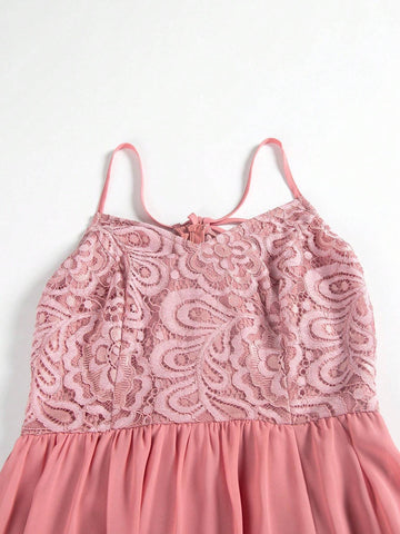 Long Off Shoulder Bridesmaid Dress With Lace Shoulder, Waist Belt And Slit Skirt