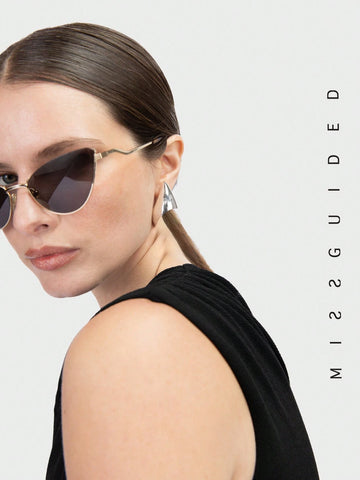 MISSGUIDED Asymmetric Sleeved Unitard