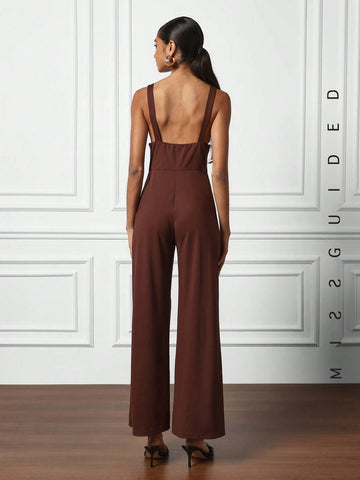 MISSGUIDED Cami Strap Jumpsuit