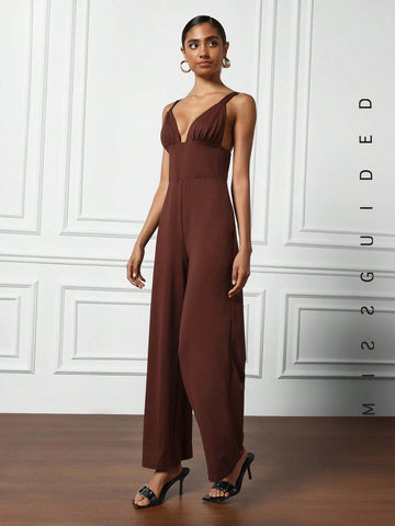 MISSGUIDED Cami Strap Jumpsuit
