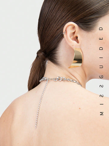 MISSGUIDED Chain Neck Halter Body