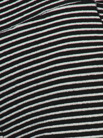 MISSGUIDED High Neck Short Sleeve Striped Fitted Baby T-Shirt & Flared Leggings Co-Ord Set