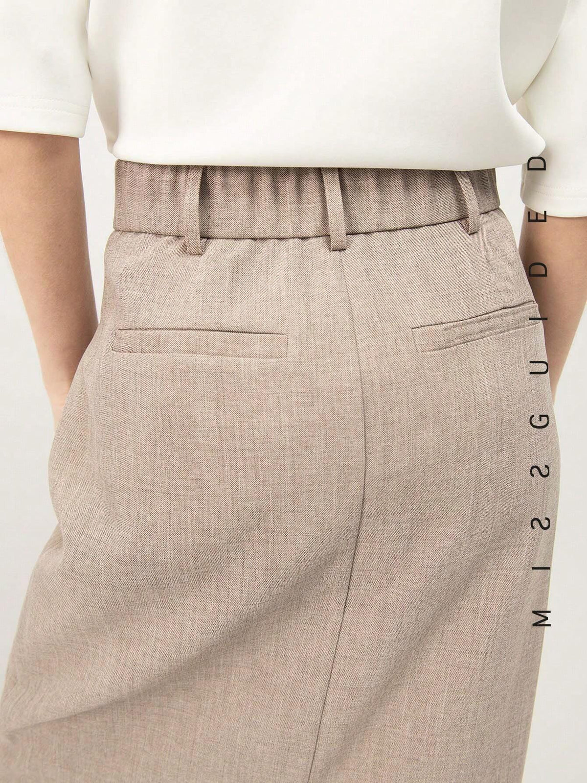 MISSGUIDED Maxi Aline Tailored Skirt