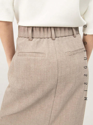 MISSGUIDED Maxi Aline Tailored Skirt