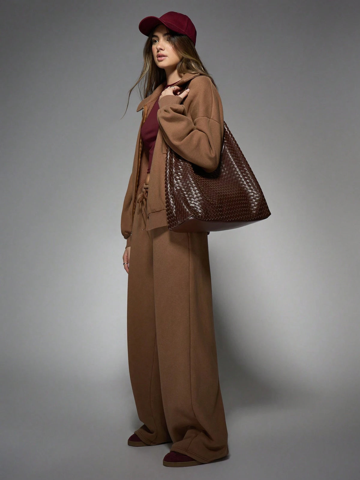 MISSGUIDED Oversized Wide Leg Sweatpants With Drawstrings